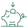 Piggy bank icon