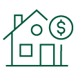 Home money icon